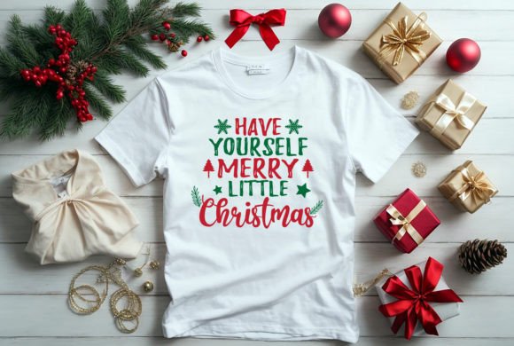 A Festive Graphic for Christmas T-Shirt Designs