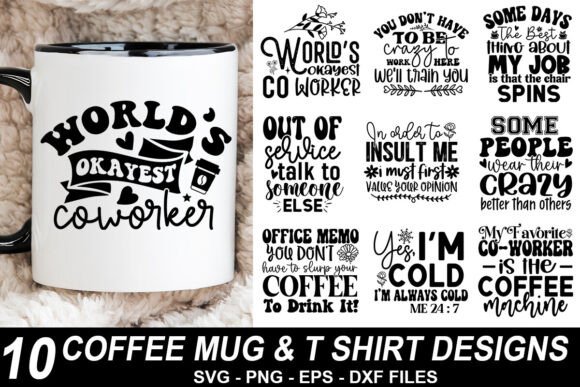 Coffee Mug and T Shirt Bundle: Crafts Graphics Review