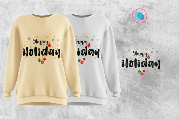Evaluating a Happy Holiday Graphic for T-Shirt Designs