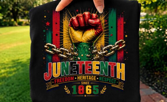 Juneteenth 1865 Black History Day Png: Graphics & T-Shirt