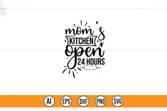 Moms Kitchen Graphics for T-Shirt Designs and Brand Storytelling
